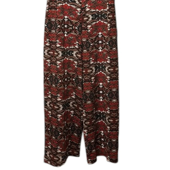 Anthropologie Greylin Macie Wide Leg Jumpsuit Tribal Print Earth Tones Southwest - Picture 11 of 16